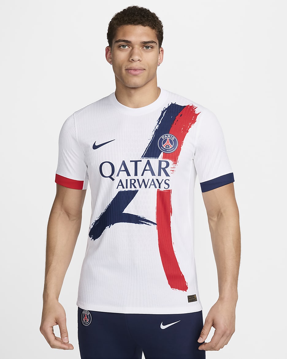 Jersey de futbol Nike Dri FIT ADV Authentic del Paris Saint Germain visitante 2024 25 Match para hombre. Nike